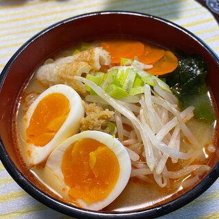 低カロリー低糖質❣️しらたきとえのきのタンタン麺風